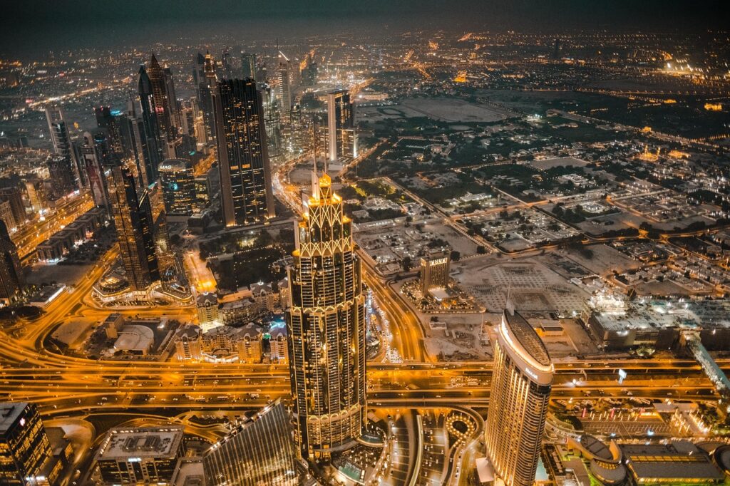 dubai, emirates, burj khalifa, skyline, city, night, view, architecture, modern, downtown, dubai, dubai, dubai, dubai, dubai, burj khalifa